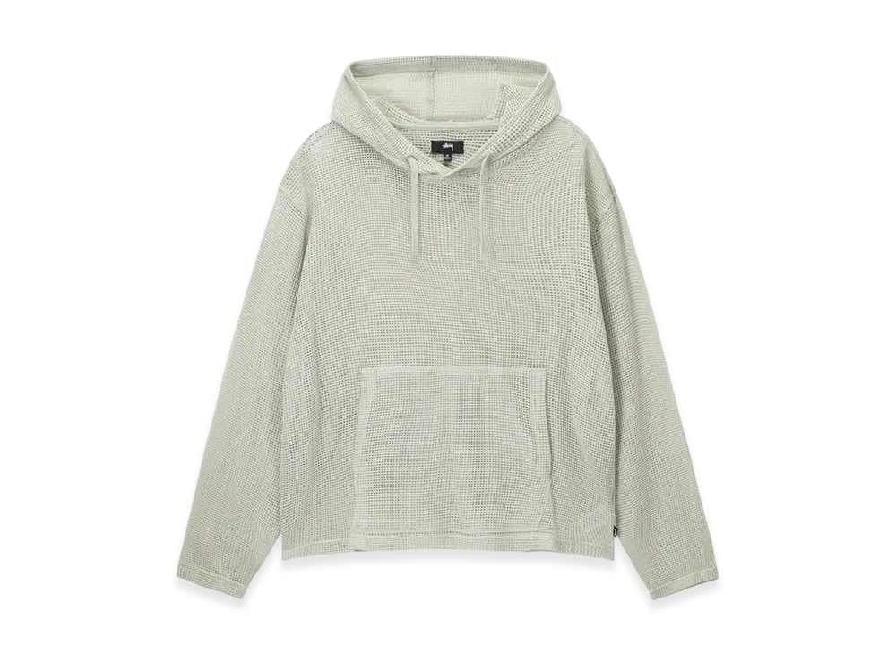 Stussy Cotton Mesh Hoodie "Bone"