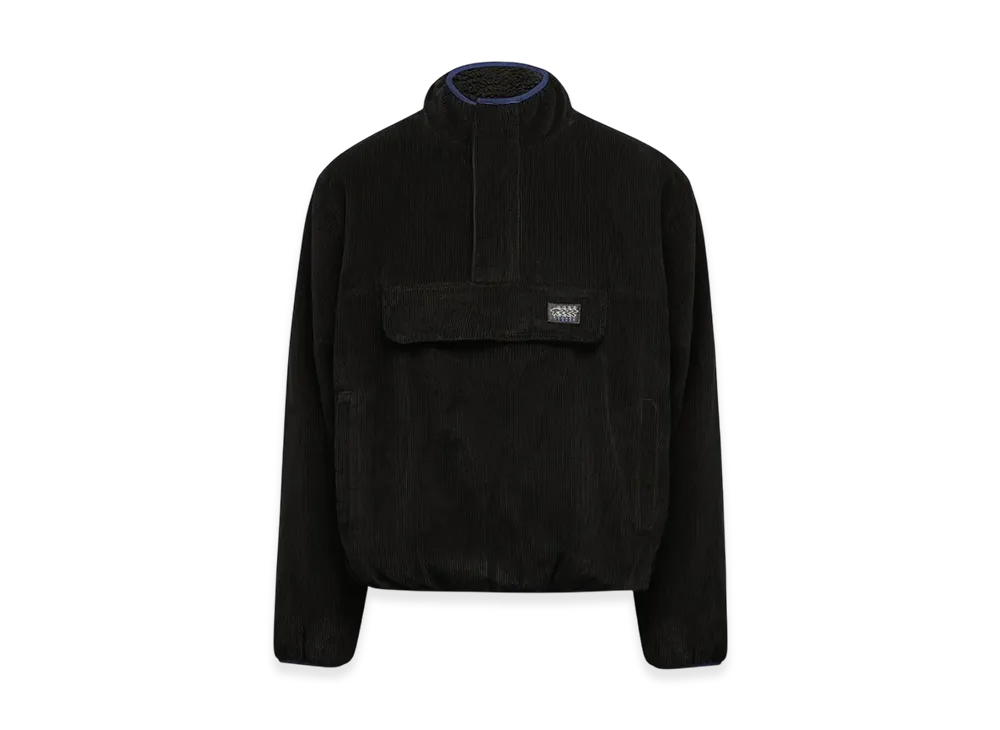 Stussy Corduroy Mock Pullover "Black"