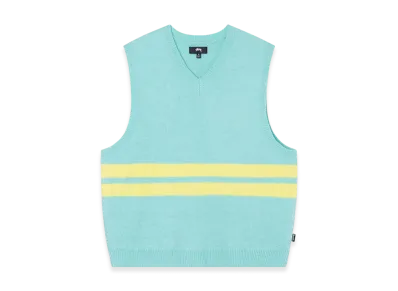 Stussy Brushed Mohair Vest "Seafoam"