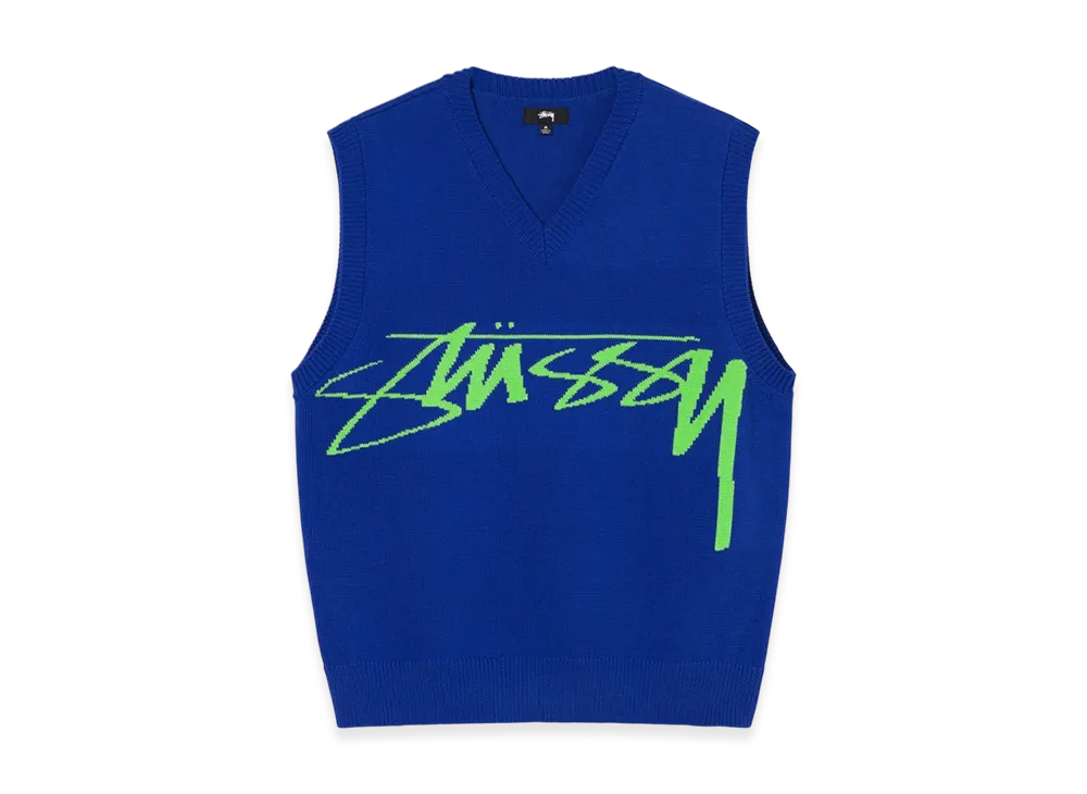 Stussy Sweater Vest "Blue"
