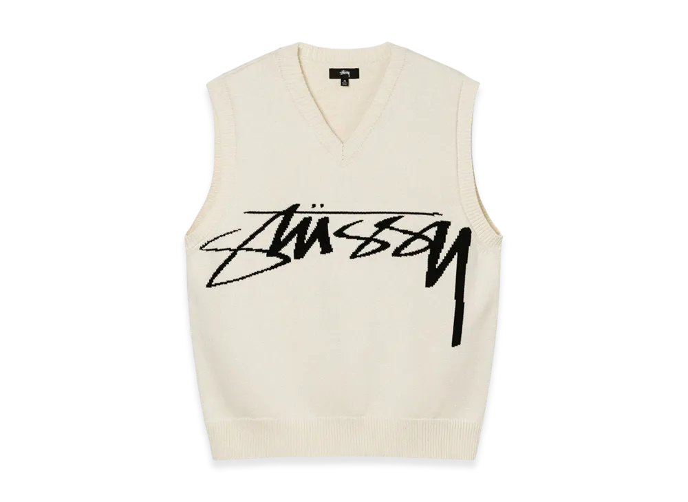 Stussy Sweater Vest "Natural"