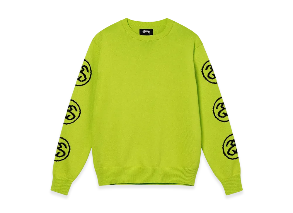 Stussy SS Link Sweater "Lime"