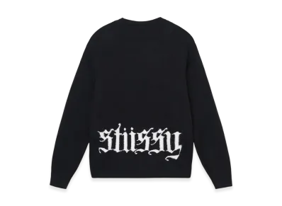 Stussy Gothic Sweater "Black"