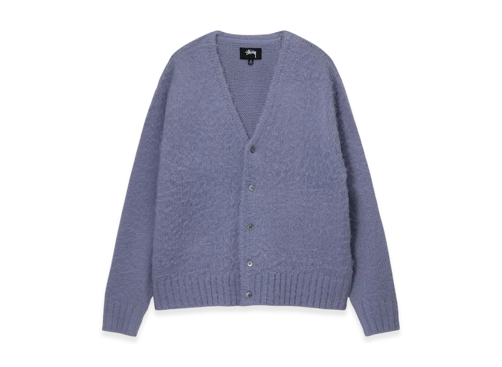 Stussy Brushed Cardigan "Lavender"