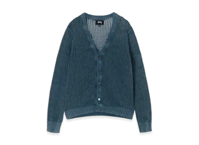 Stussy Loose Gauge Cardigan "Blue"