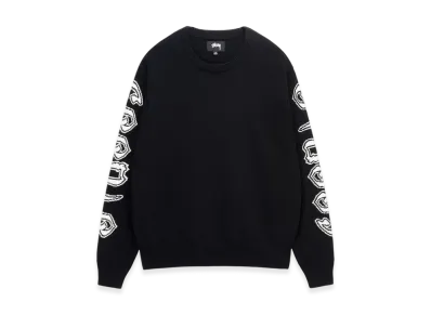 Stussy Sleeve Logo Sweater "Black"