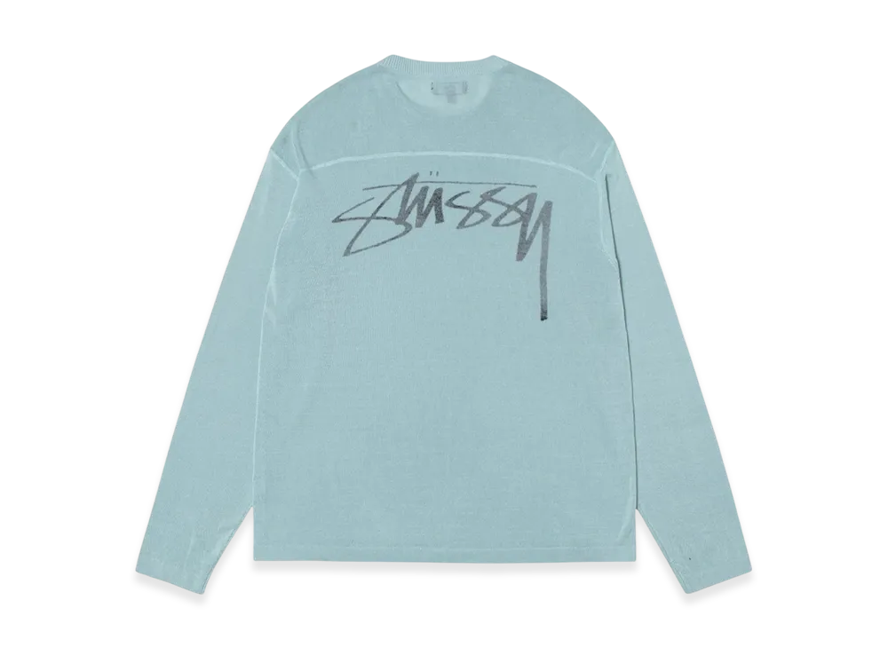 Stussy Football Sweater "Light Blue"