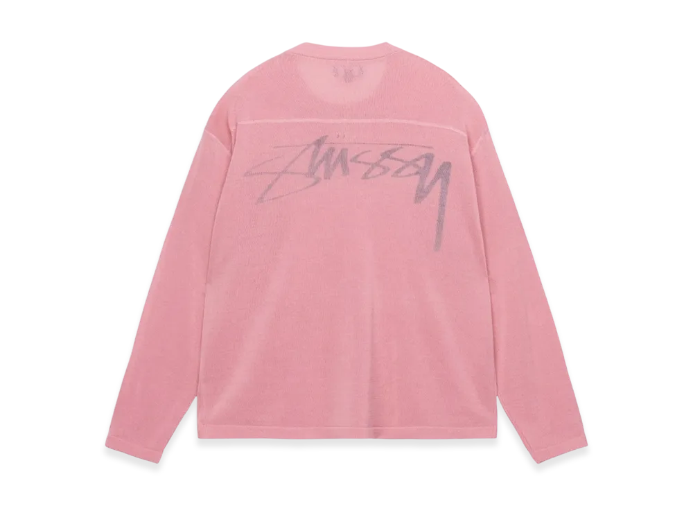 Stussy Football Sweater "Pink"
