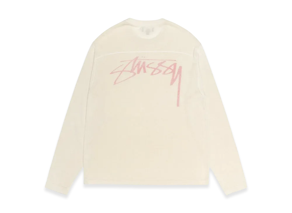 Stussy Football Sweater "Bone"