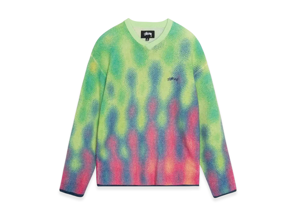 Stussy Gradient Dot Brushed Sweater "Multi"