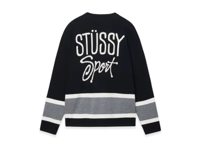 Stussy Hockey Sweater "Black"