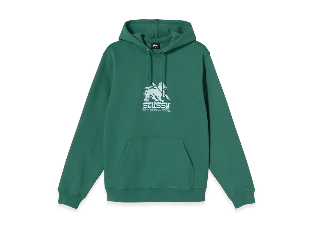 Stussy Lion Embroidered Hoodie "Dark Green"