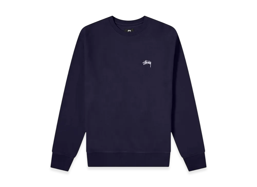Stussy Overdyed Crew 2021 "Navy"