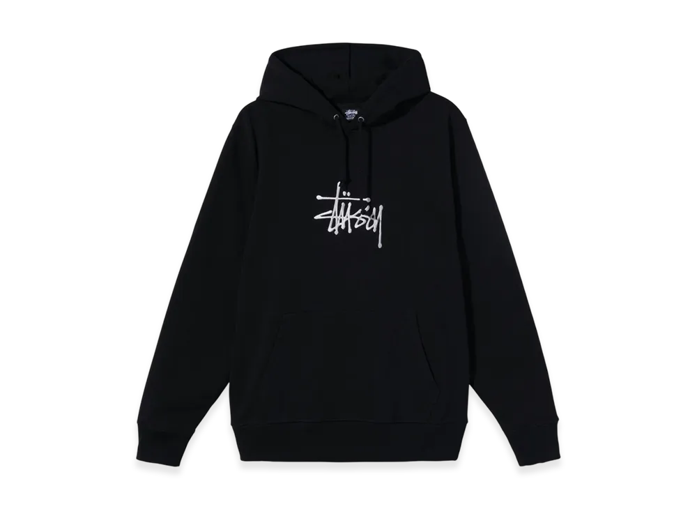 Stussy Basic Stussy Embroidered Hoodie - 21SS "Black"