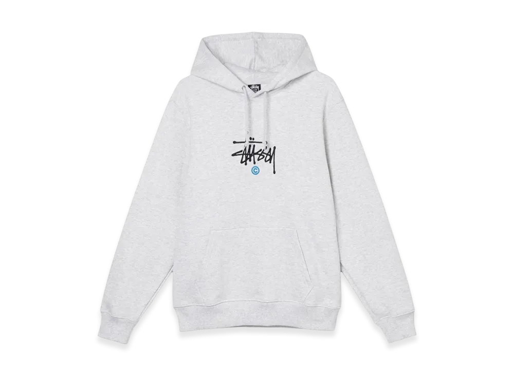 Stussy Copyright Applique Hoodie "Ash Heather"