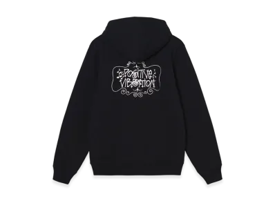Stussy Positive Vibrations Embroidered Hoodie "Black"