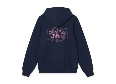 Stussy Positive Vibrations Embroidered Hoodie "Navy"