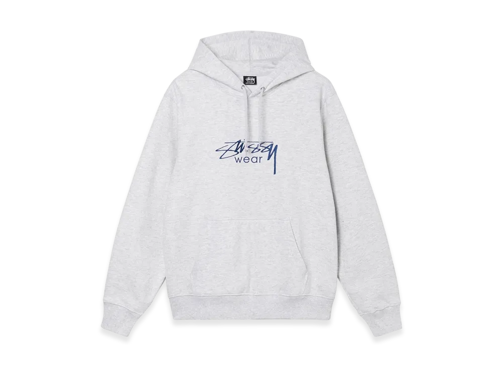 Stussy Wear Embroidered Hoodie "Ash Heather"