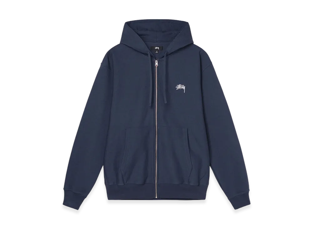 Stussy Overdyed Zip Hoodie 2021 "Navy"