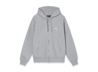 Stussy Overdyed Zip Hoodie 2021 "Grey Heather"
