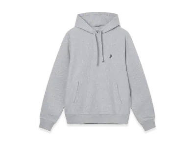 Stussy Swirl Embroidered Hoodie "Grey Heather"