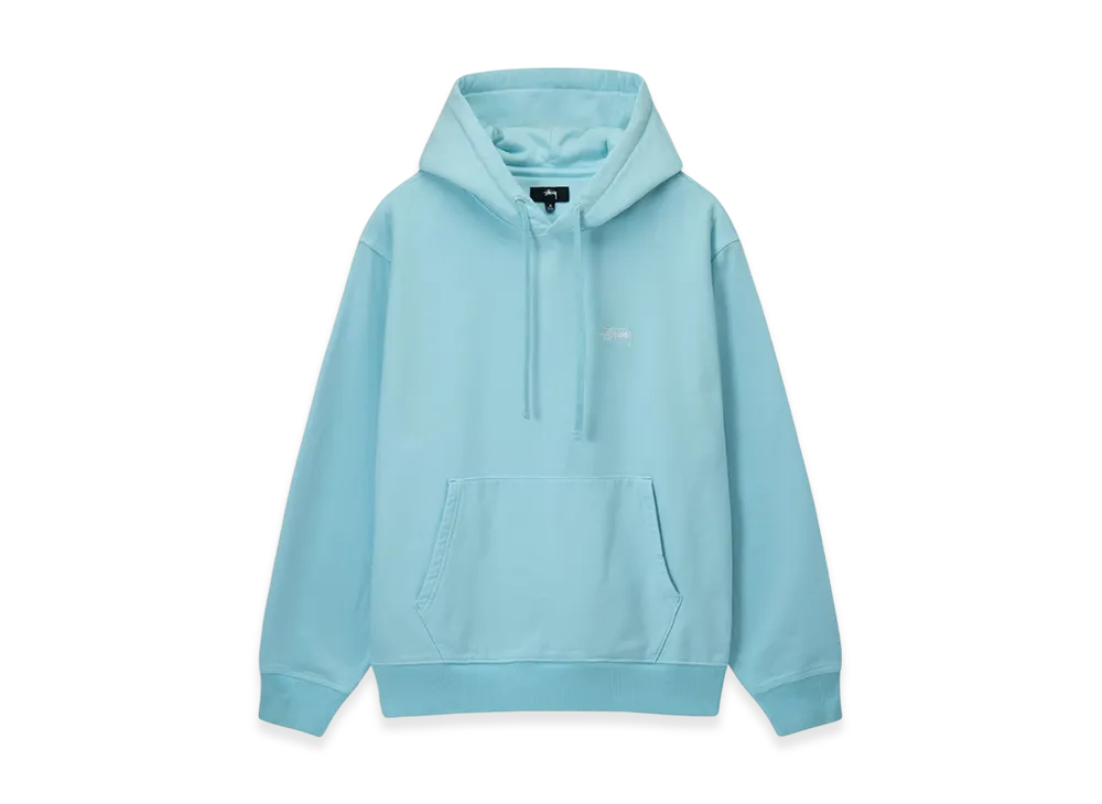 Stussy Overdyed Stock Logo Hoodie "Blue"