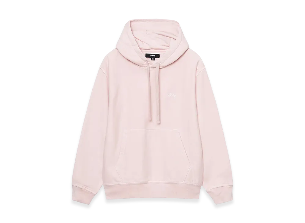 Stussy Overdyed Stock Logo Hoodie "Light Pink"