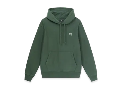 Stussy Overdyed Stock Logo Hoodie "Forest"