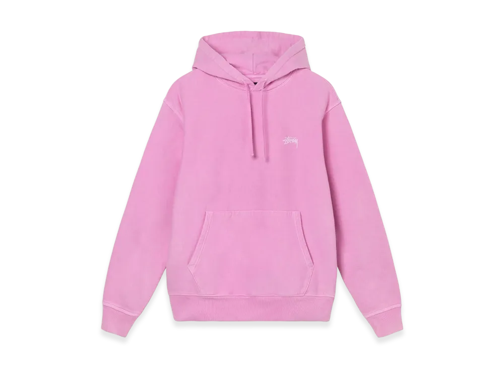 Stussy Overdyed Stock Logo Hoodie "Pink"