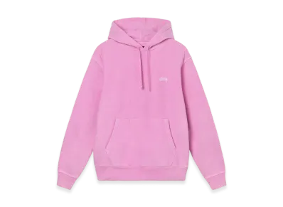 Stussy Overdyed Stock Logo Hoodie "Pink"