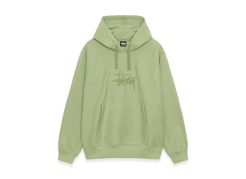 Stussy Basic Applique Hoodie "Moss"