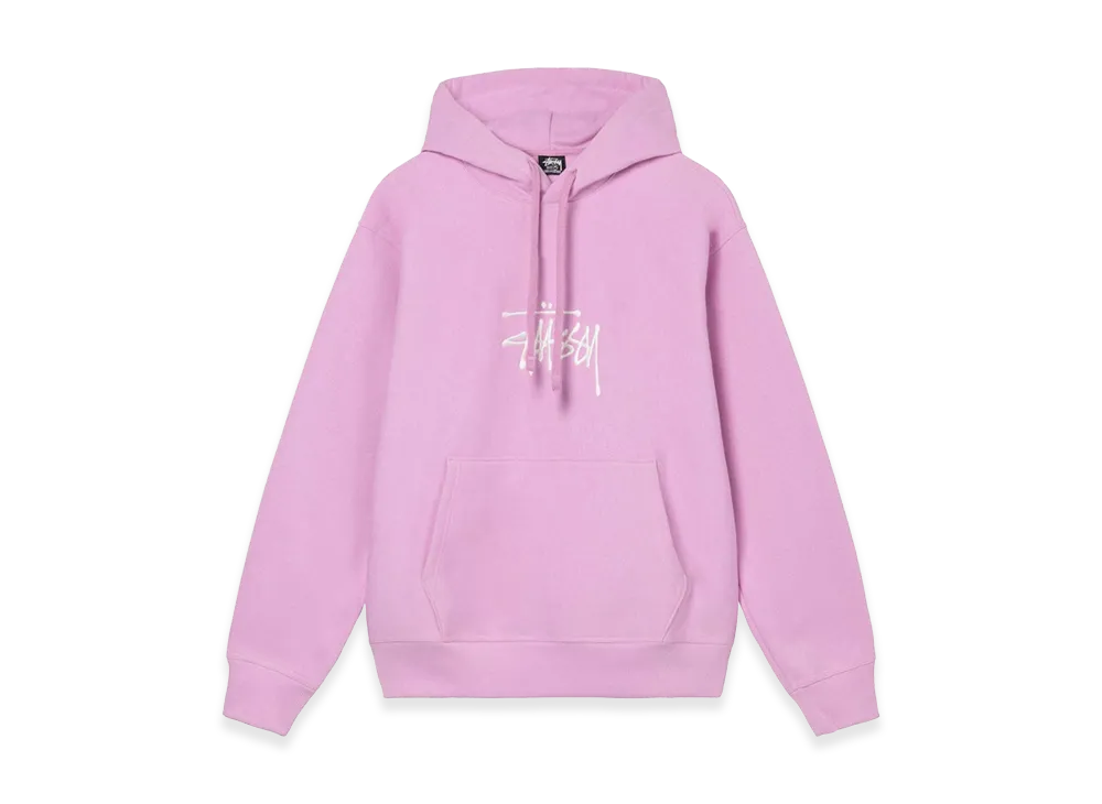 Stussy Basic Applique Hoodie "Pink"