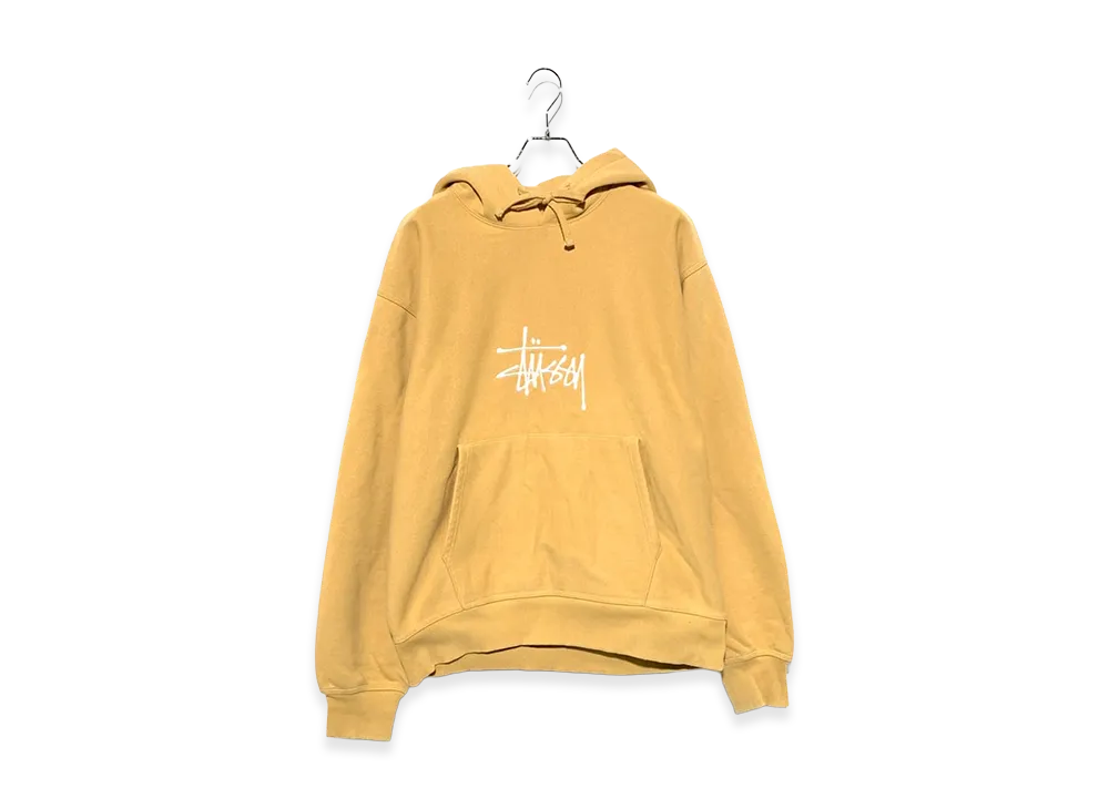 Stussy Basic Applique Hoodie "Yellow"