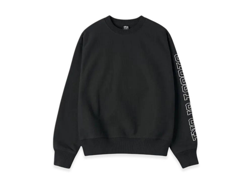 Stussy Sport Embroidered Crew "Black"