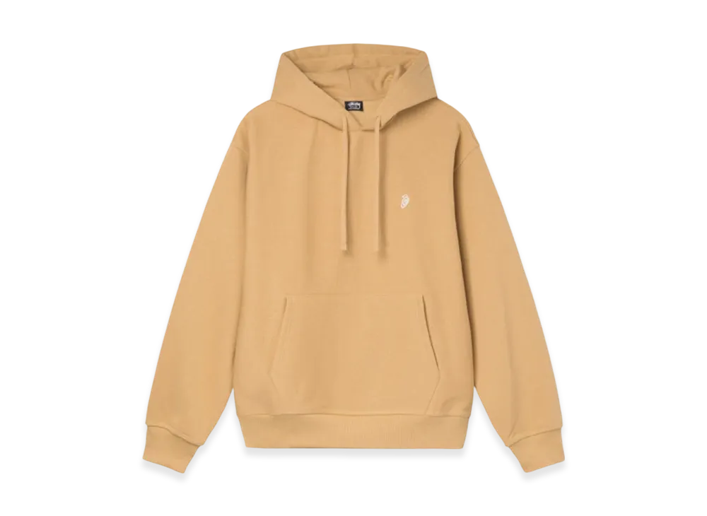 Stussy Swirl Applique Hoodie "Tan"