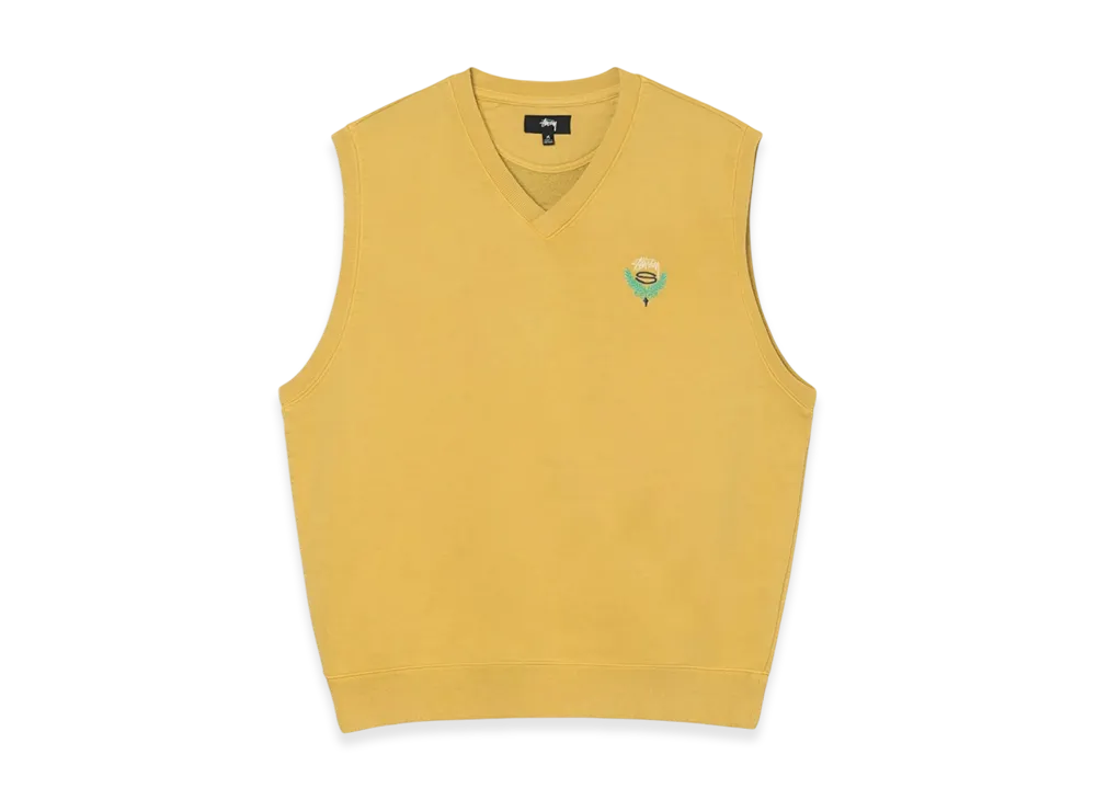 Stussy Fleece Vest "Yellow"
