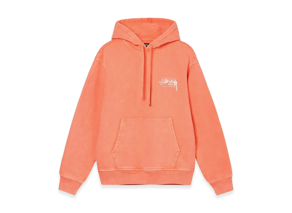 Stussy Dyed Stussy Designs Hoodie "Peach"