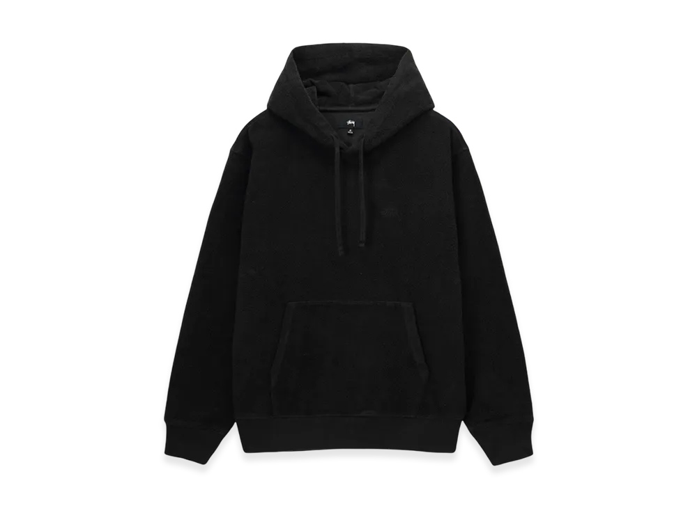 Stussy Inside Out Fleece Hoodie "Black"