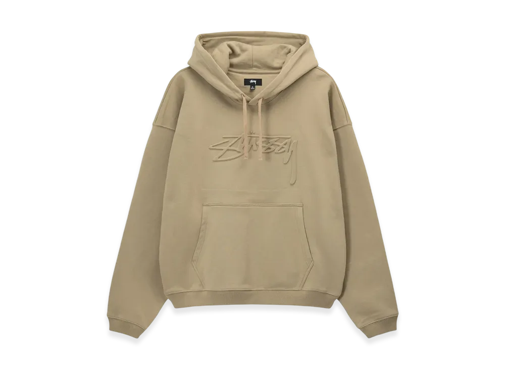 Stussy Relaxed Oversized Hoodie "Khaki"