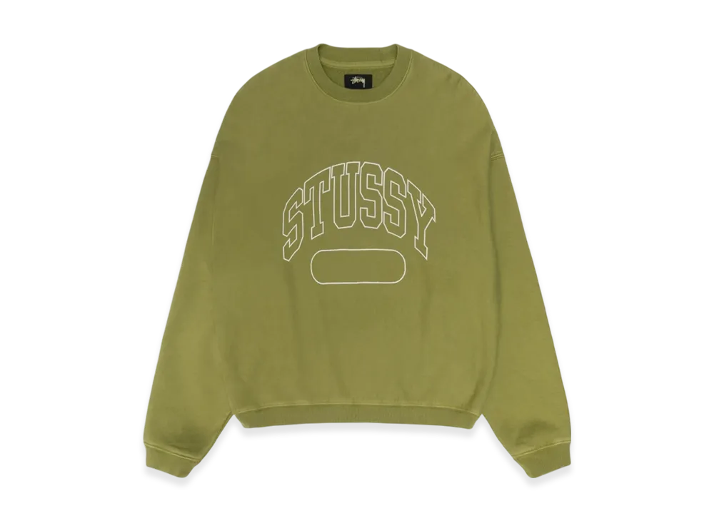 Stussy Varsity Oversized Crew "Green"