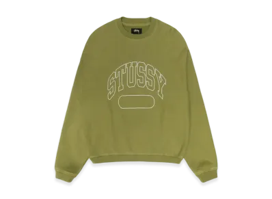 Stussy Varsity Oversized Crew "Green"