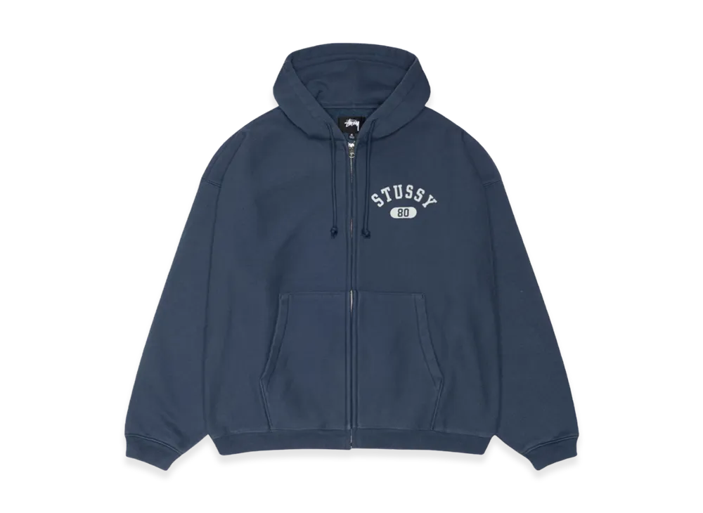 Stussy Varsity Zip Hoodie "Navy"