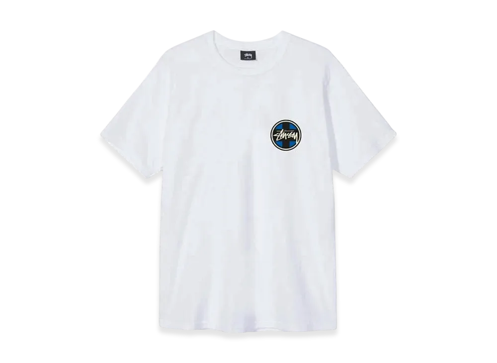 Stussy Cross Dot Tee "White"