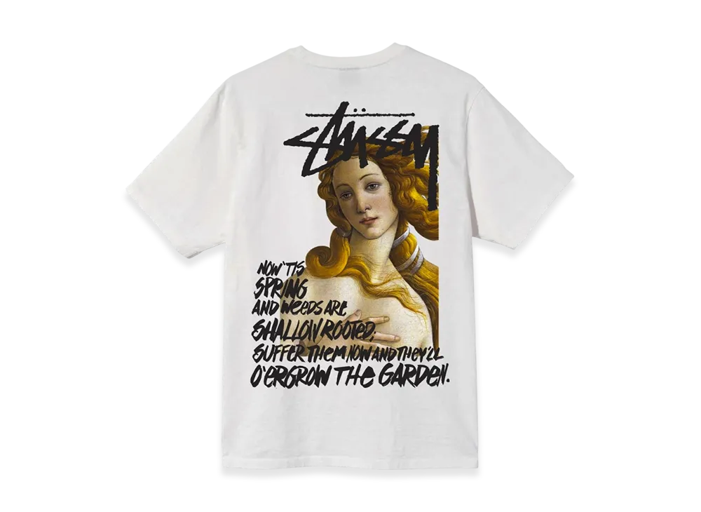 Stussy Spring Weeds Tee "White"