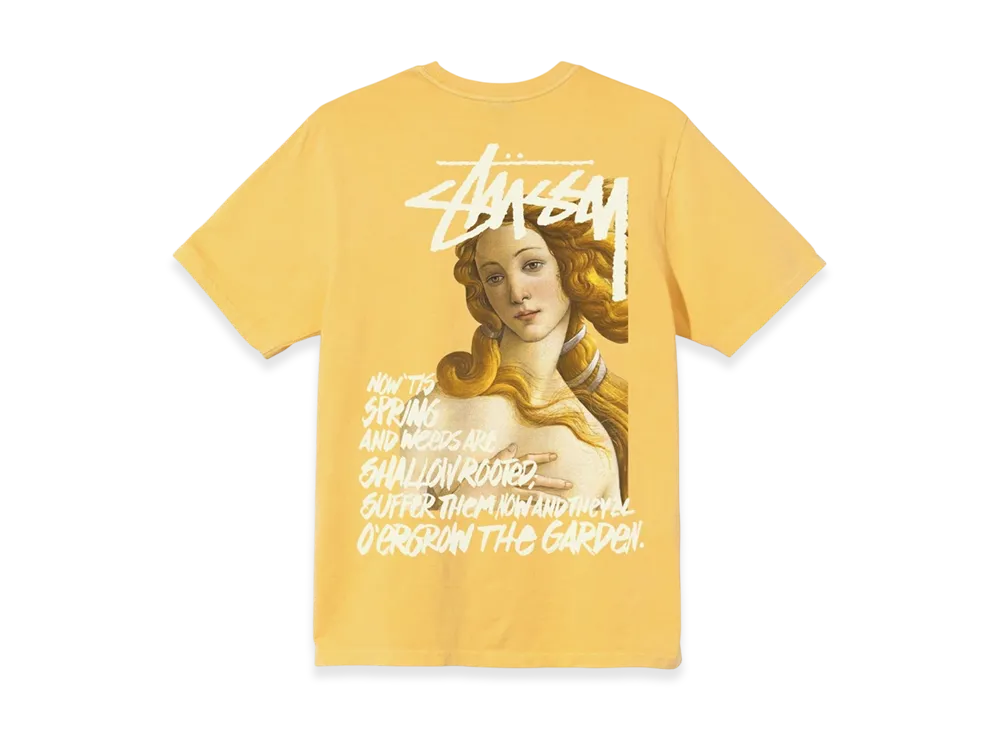 Stussy Spring Weeds Tee "Yellow"