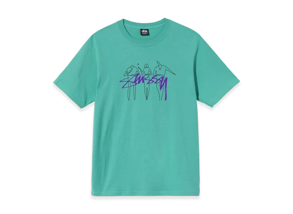 Stussy 3 People Tee "Green"