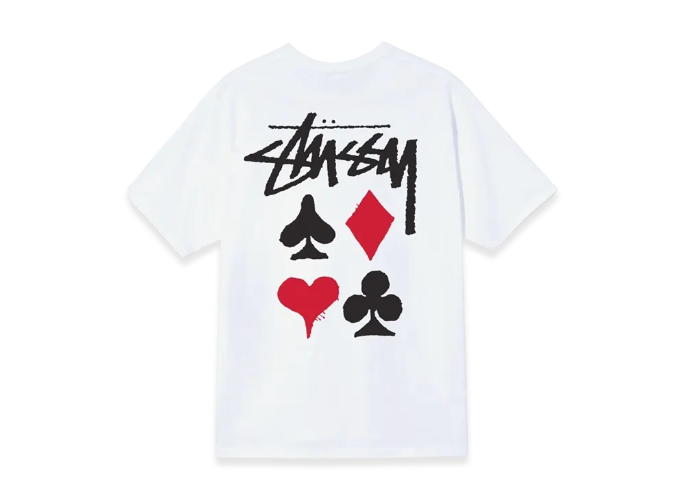 Stussy Full Deck 2 Tee "White"