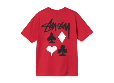 Stussy Full Deck 2 Tee "Red"