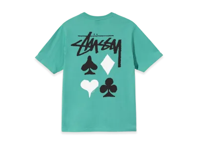 Stussy Full Deck 2 Tee "Green"