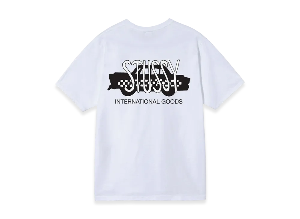 Stussy Taxi Cab Tee "White"